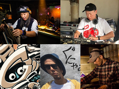 DJ DOPEMAN、OLEELOU、ロク、JAPAN、VENTEN